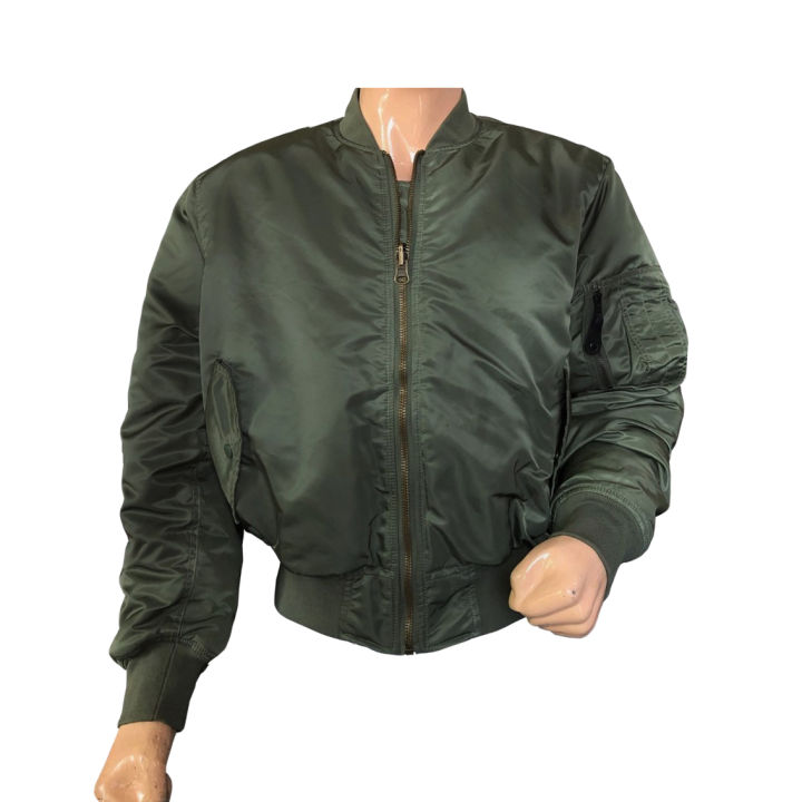 Flight Jacket | Bomber Jacket | Military Jacket (Green)