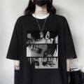 Japanese Anime Attack Giant Women's T-shirt LeviAckerman Eye Summer Harajuku Loose Gothic Short Sleeve T-shirt. 