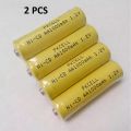 2Pcs AA 1.2V 1000mAh NiMH Rechargeable Batteries. 