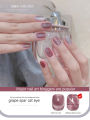 Annies Milk Tea Spar Cat Eye Magnetic Gel Nail Polish Glue 10ml Silver Variety Glue Nail Art Shiny Nail Art Varnish. 