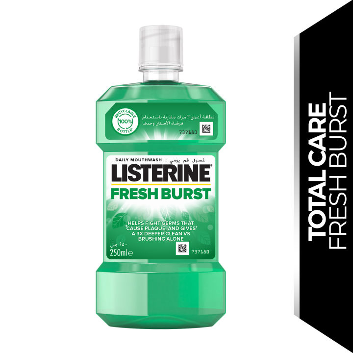 LISTERINE%C3%82%C2%AE,%20Mouthwash,%20Fresh%20Burst,%20250ml%20-%20Image%202