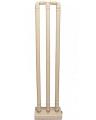 Plastic Wickets with Bails - Brown 23 inches. 