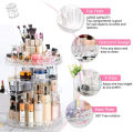 360 Degree Rotating Crystal Jewelry Cosmetic Perfumes Makeup Organizer Display Stand. 