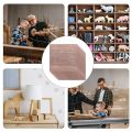 8 Pack Wood Wallpaper Sheet, (12 X 12 Inch),(30.5 X 30.5 cm) Square Hardwood Veneer Boards for Wood Craft DIY Furniture Repair & Project. 
