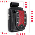 motors orcycle Universal PU Leather For your motorcycle Saddle Bag Side Pouch Luggage Bicycle Tool. 