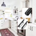 8 Inch Matte Black Cabinet Pulls Kitchen Cabinet Handles - Black Drawer Pulls Stainless Steel Cabinet Hardware, Door Handles for Cabinets, Cupboard, Pack Of 2, 4, 10 And 20.. 