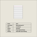 Spiral NoteBook / Pad Ex P - Pack of 3 Pcs - Pocket Size - Imported Paper. 