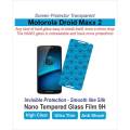 Motorola Droid Maxx 2 - Pack of 2 - Screen Protectors - Best Material - 1 Nano Glass & 1 Jelly. 
