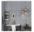 PE Foam 3D Wall Paper Safty Home Decor Wallpaper DIY Wallpaper Brick Living Room Kids Bedroom Decorative Sticker. 