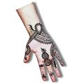 High Quality Reusable Mehndi Practice Hand    and  Foot For Henna Practice - 2 Short Hands and 2 Foot  With Free Scrubs. 