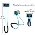 Neck Phone Holder Universal Smartphone Tablet Mount Flexible Lazy Bracket Stand Support for Bed Table Car. 