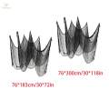Halloween Black Creepy Cloth, Spooky Halloween Decoration, Home Decor, Gauze 76cmx183cm. 