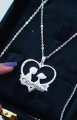 Customize Couple Heart Name Necklace Best Personalized Gift For Wife Anniversary Gift Valentine's day Gift. 