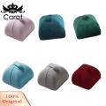 Carat Velvet Ring Box Vintage Double Opening Ring Box for Wedding Engagement. 