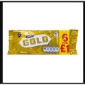 Mcvities Gold Crunchy Biscuit Bars with a Caramel Flavour Coating 6pk (Imported). 