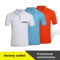 New Mens Polo Shirts Custom Logo Solid Color Short Sleeve Lapel Top Advertising Cultural Shirt Team Personal Brand Design Shirts. 