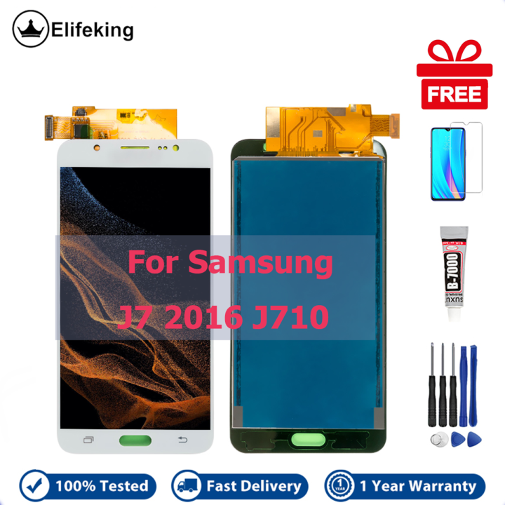 LCD For Samsung Galaxy J7 2016 / J710 Display Touch Screen Digitizer Assembly Replacement Parts