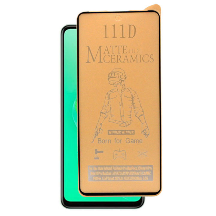 Infinix Smart 8 Plus Ceramic Protector Full Matte Unbreakable Tempered Glass For Infinix Smart 8 Plus