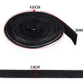 BBQ Smoker Gasket Self Stick Grill Tape High Temp Grill Seal Self Stick Gasket 2 Pack - Black. 