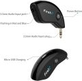 FirstE Bluetooth Transmitter, Portable Wireless Audio Adapter for TV, Paired with 2 Bluetooth Headphones/Speakers. 