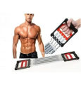 Adjustable 5-Spring Chest Expander – Upper Body Fitness Trainer for Strength & Resistance Workouts. 