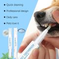 Hosacio Integrated Pet Toothbrush Paste Brush Pet Dental Care Pen for Dogs Cats Natural Teeth Cleaning Whitening Tool Tartar Remover Repair Kit Buyers' Choice Pet Toothbrush for Gum Health. 