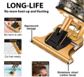 Original Vintage T9 Hair Trimmer Metal body USB Rechargeable Beard Clipper Hair Removal Cutting Machine. 
