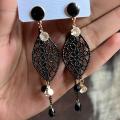 Black Earrings for Girls Stylish Earrings for Girls Party wear Earing. 
