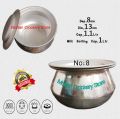 Silver Handi _Silver Pateeli_Silver Degchi with Lid (Small to Medium). 