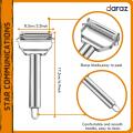 High Quality Stainless Steel 3 in 1 Fruit Peeler Julienne Vegetable Cutter, Peeler Multifunction Julienne Peeler Vegetable Peeler Double Planing, Julienne Peeler Double Sided Blade Stainless Steel, Cutter Slicer, Fruits, Vegetables. potatoes peeler. 