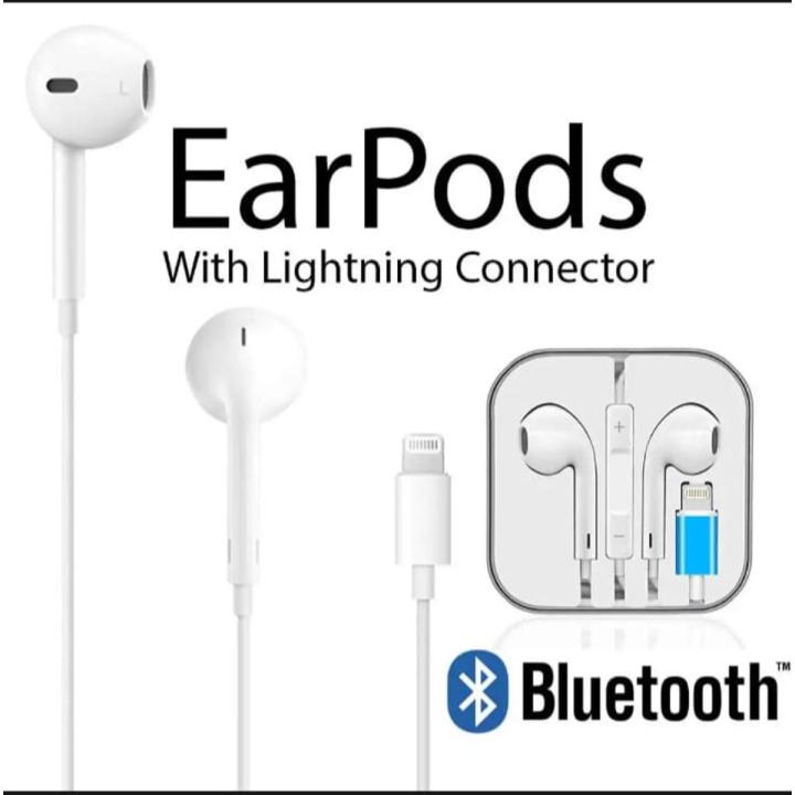 Lightening Connector Handsfree For iPhone High Quality Popup Window Lightning Connector for IOS earbuds/headphones Bluetooth Connectivity Wired Earphone