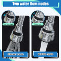 2 Mode Kitchen Faucet Water Stainless Steel Shower Saving High Pressure Nozzle Tap Adapter Bathroom Sink Spray Bathroom Shower 360 Degree. 
