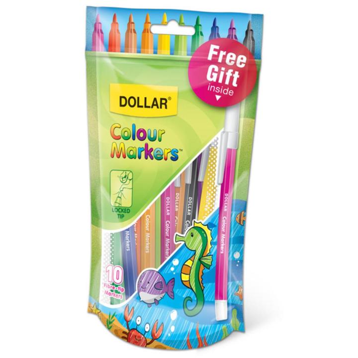 Dollar Colour Marker 10 pcs