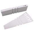 400 Pcs Plastic Plant Labels Wrap Around Tree Tags, Adjustable Nursery Garden Labels Plant Tags with Large Writing Surface, White. 