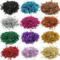 New Colors 1200pcs(20g) 6mm Sequin PVC Flat Round Loose Sequins Paillettes Sewing Wedding Craft Women Garments Accessories. 