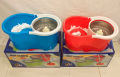 Magic Mop/Easy Spin Mop/Press Spinning/Rotating Mop with 2 Microfiber Head RANDOM COLOR. 