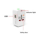 DuBaiNi For All in One Universal International Plug Adapter 2 USB Port World Travel AC Power Charger Adapter AU US UK EU Converter. 