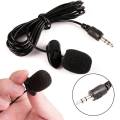 Mini Lavalier Microphone 3.5mm Hands Free Clip On Microphones Mic For IOS Android Mobile Phone Laptop Tablet Recording. 