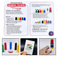 Quick Cups Games for Kids,Classic Speed Cup Game for Parent-Child Interactive Stacking Cups Game with 24 Picture Cards, 30 Cups (6 Sets of 5 Colors Each), Bell &Instructions. 