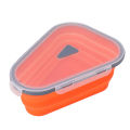 Leftover Pizza Slice Container Dishwasher Safe Pizza Storage Container Adjustable with 5 Microwaveable Trays for Kitchen. 