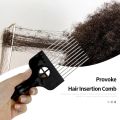 Comb Black Fist Afro Pick Metal Wide Teeth Hair Comb For Volumizing Hair Styling Anti-sc Comb Brush Detangling Comb Tools- Hair Comb. 
