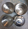 4 Layers Tiffin Food Carrier Lunch Box Heavy Stainless Steel. 