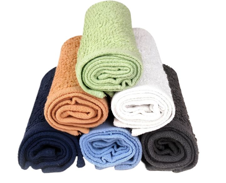 Pack of 6-12 Small Towels 12*12 Inches-Export leftover  Cotton Towel For Hand And Face Multicolored-Towel For Workout- Gym Towels-kitchen Towels