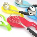 Pack of 2 - Silicone Spoon Rest Heat Resistant Kitchen Utensil Spatula Holder Cooking TooL (MULTI COLOR). 