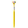 Three Sided Toothbrush Smooth Edge Three Head Soft Bristle Toothbrush. 