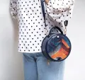 RangooN Top Handle Bags For Women Leather Crossbody Bags For Girls & Hand Bag Ladies Fashion Shoulder Bags For Girls Round Circle Sling Bags For Girls. 