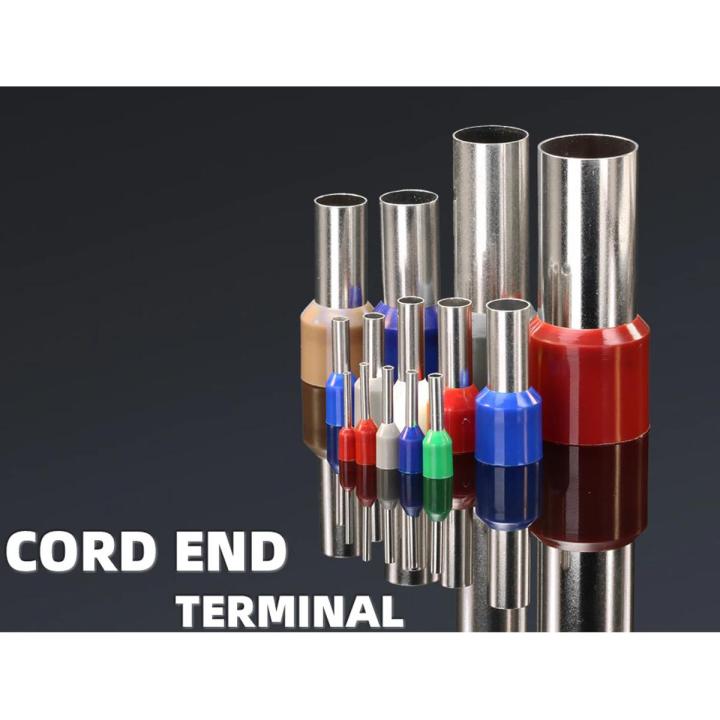 25mm Insulated Ferrules Terminal Block Cord End Wire Connector Electrical Crimp Terminator Crimp