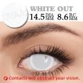 【HOT】 UYAAI 1Pair Colored Contacts Lenses Hutao Cosplay Lens Chainsawman Contact Pupils Anime Cosmestic Contact Lenses Free Shipping. 