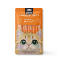 MANO Cat Creamy Treats 75gm - 5 Sticks | Tuna, Salmon & Chicken Falvour Cat Food Sticks. 
