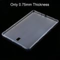 For Galaxy Tab S4 10.5 T830 0.75mm Ultrathin Outside Glossy Inside Frosted TPU Soft Protective Case. 